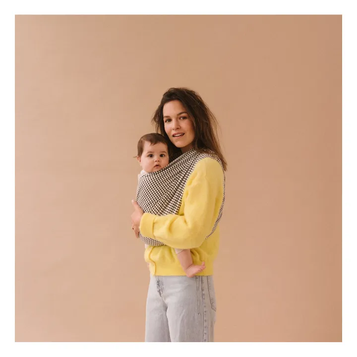 Studio Romeo Porte-bébé Moss en coton bio | Noir