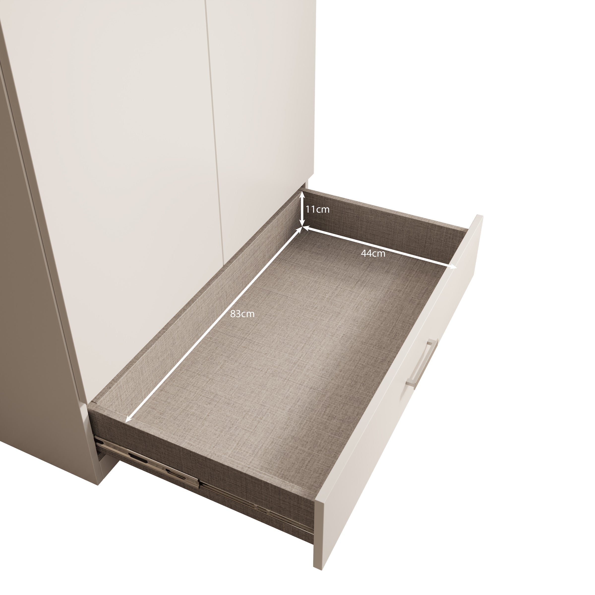 Enzio - Kledingkast met 2 deuren - Eikenpatroon - 90x54x211 cm