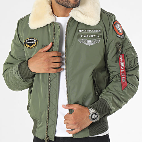 Veste Bomber Injector III Air Force 198113 Vert Kaki