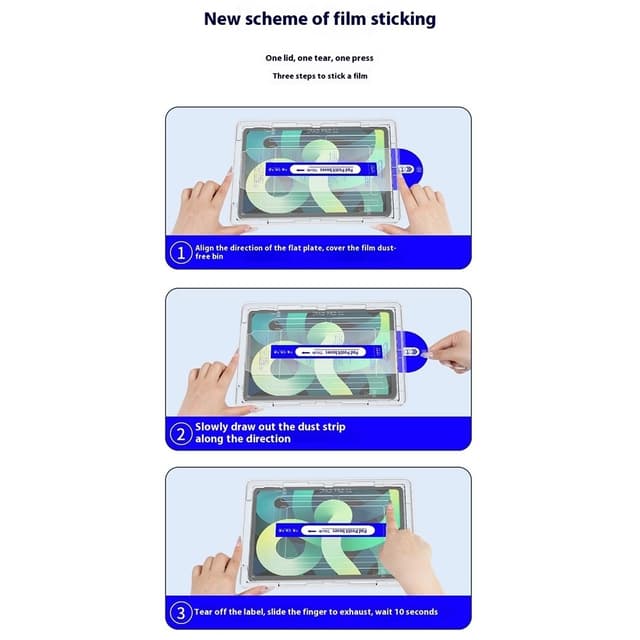 Til iPad Pro 11 (2024) Skærmbeskytter Hærdet Glas med applikator