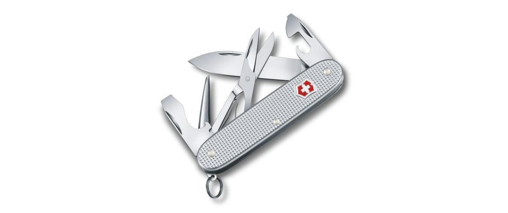 Taschenmesser Pioneer XTaschenmesser mit 9 Funktionen, silbern