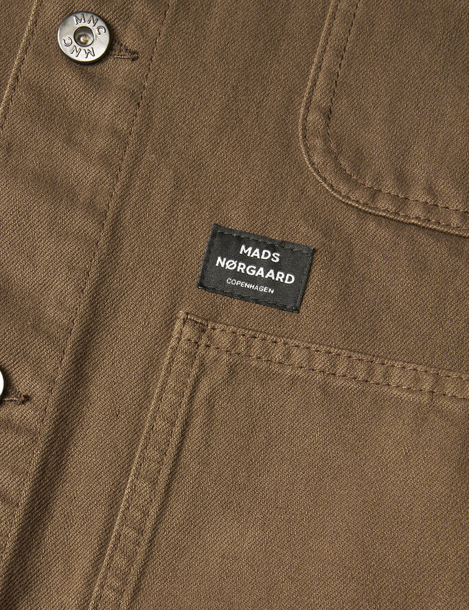 Mads Nørgaard - Copenhagen Soil Denim Chore Jacket Brun