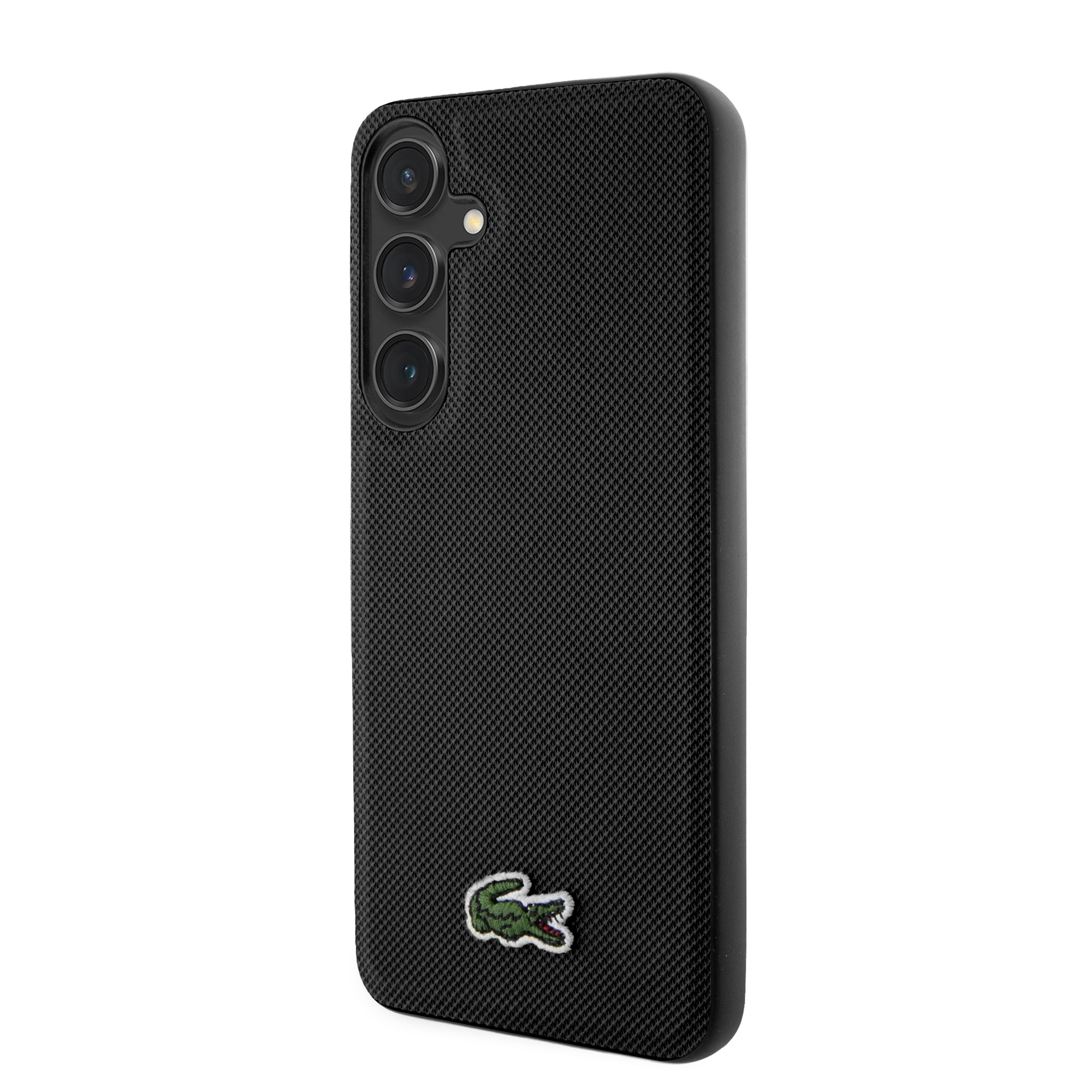 Samsung Galaxy S24  Plus Hardcase Hülle Iconic Petit Pique MagSafe-Modul (LCHMS24MPVCK) - Schwarz