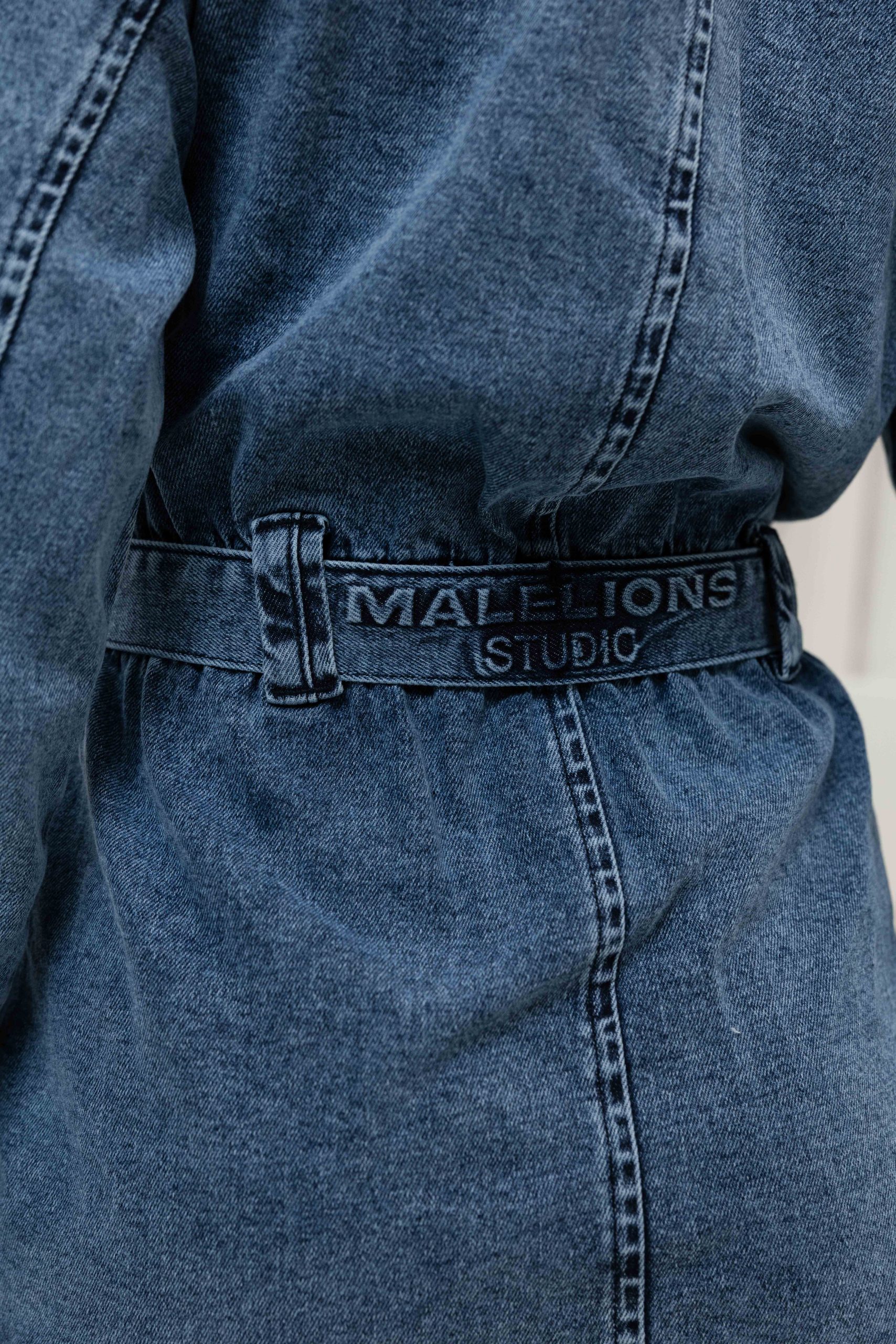 Malelions Cargo Dress Dames Denim