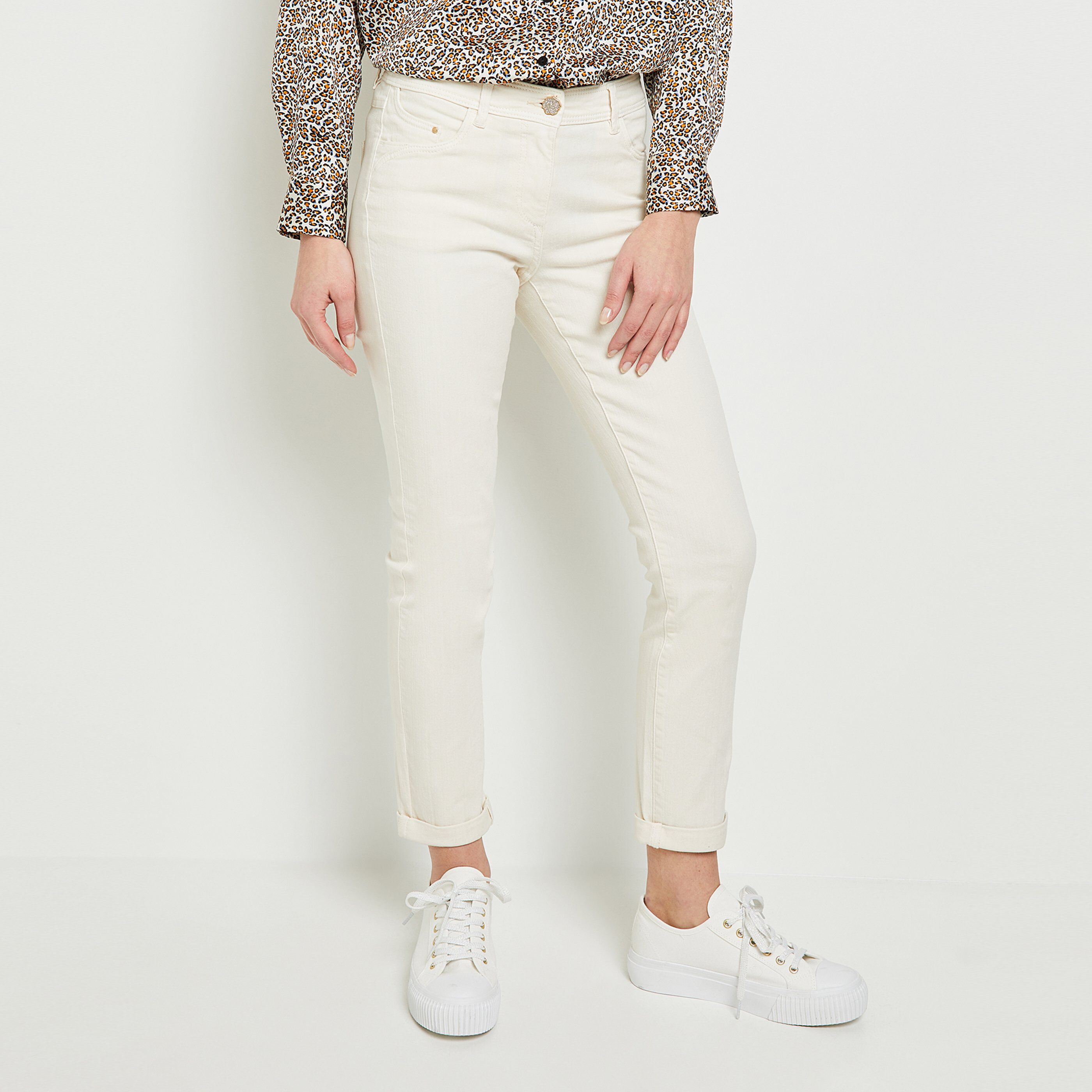 Jean 7/8 CANCUN femme - ECRU