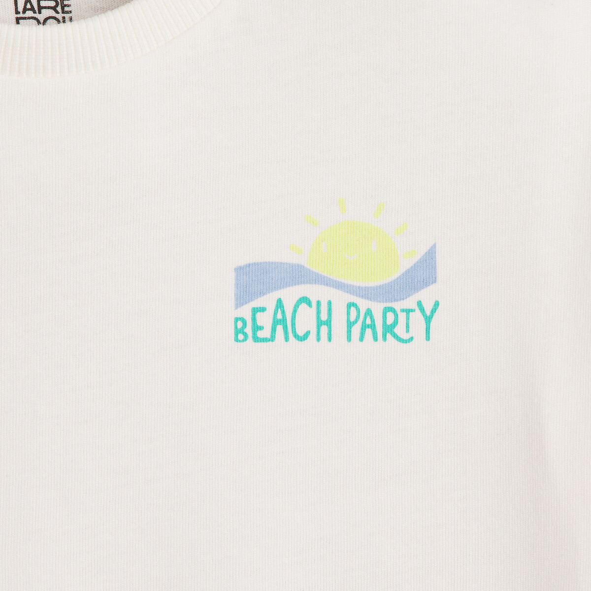 COLEÇÃO LA REDOUTE<br>Camiseta com gola redonda e estampa nas costas