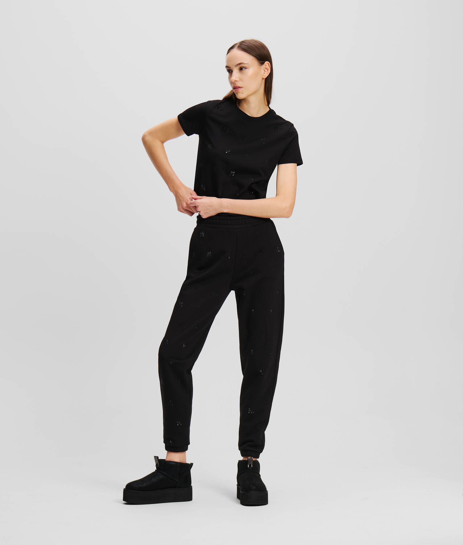 JOGGING À STRASS KL MONOGRAM