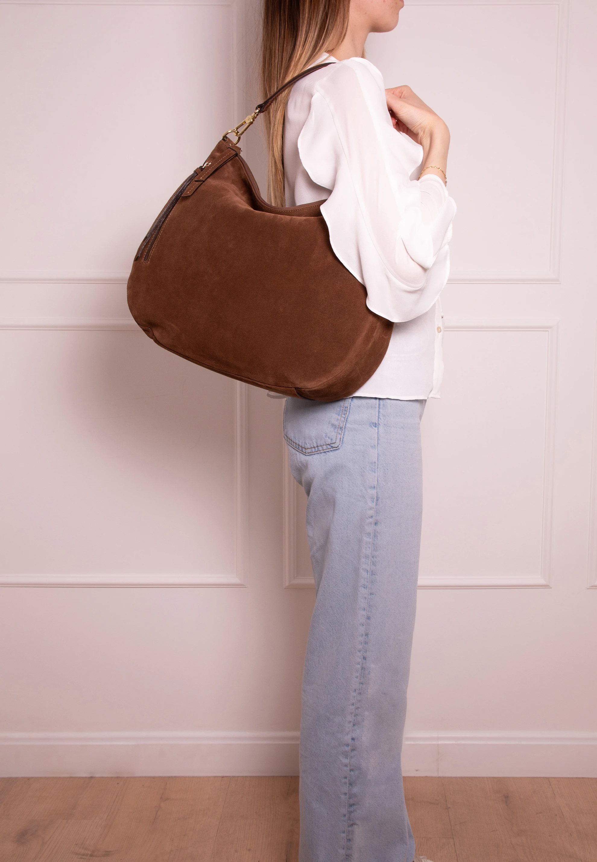 Hobo JUNA big Leather Suede Standard