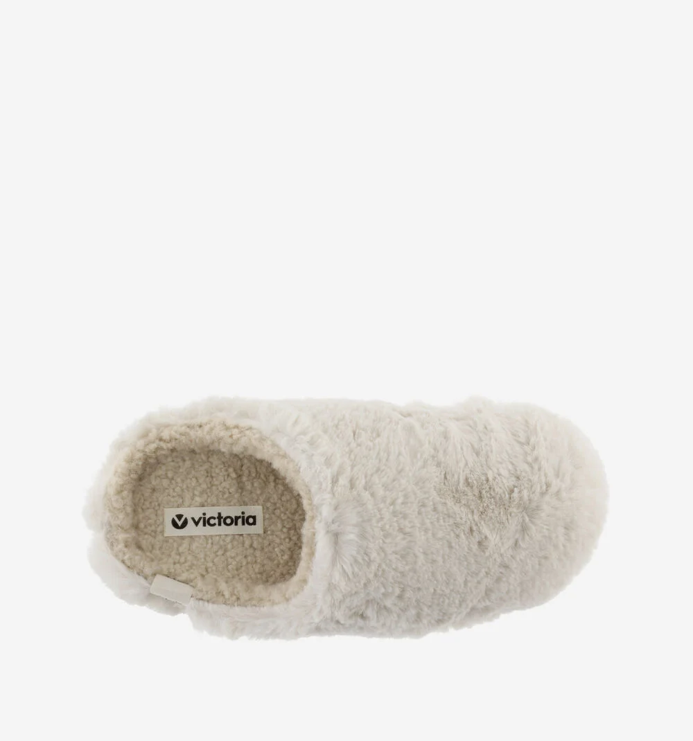 NORTE SOFT FUR SLIPPERSBEIGE