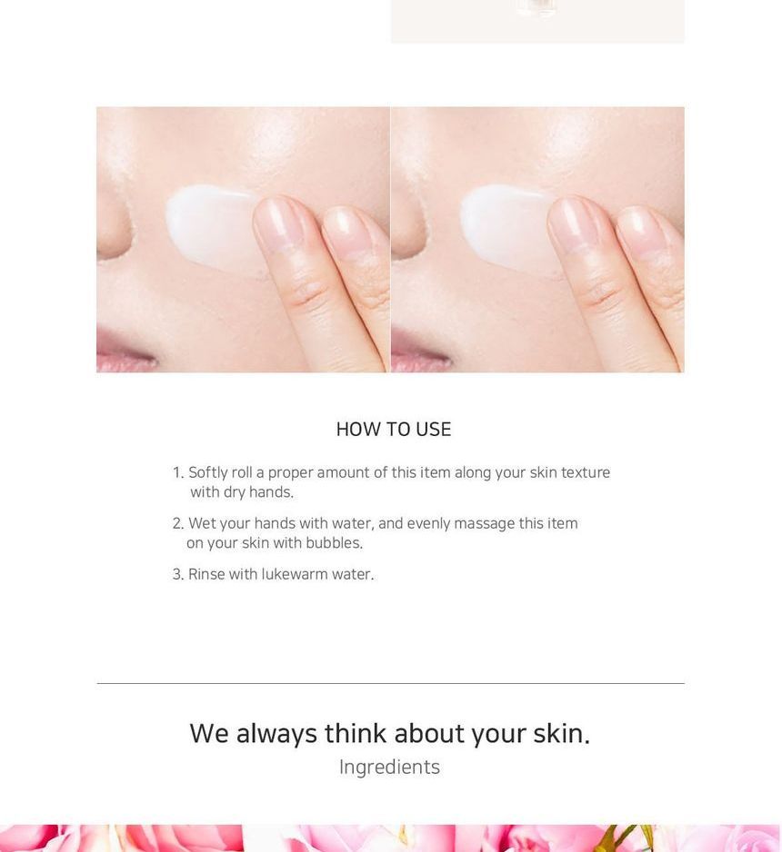 Bueno - Pure Moonlight Rose Floral Cleanser