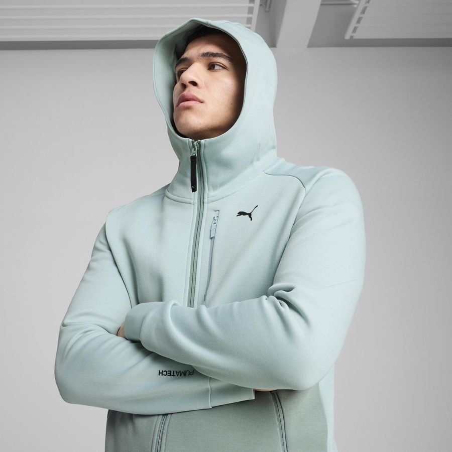 PUMA Sweat à Capuche Pumatech Full Zip - Modern Mint