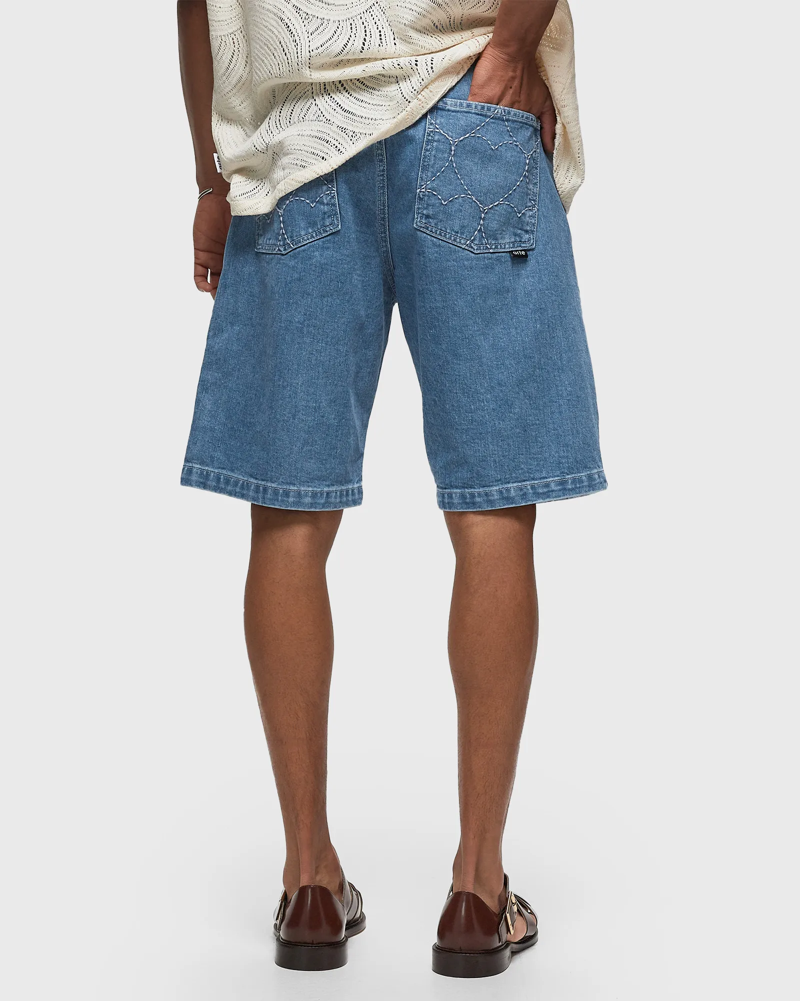 Arte Antwerp Workwear embroidery Shorts
