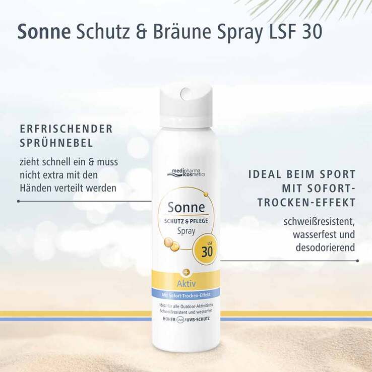 Sonne Schutz & Pflege Aktiv Aerosol-Spray LSF 30, 150 ml
