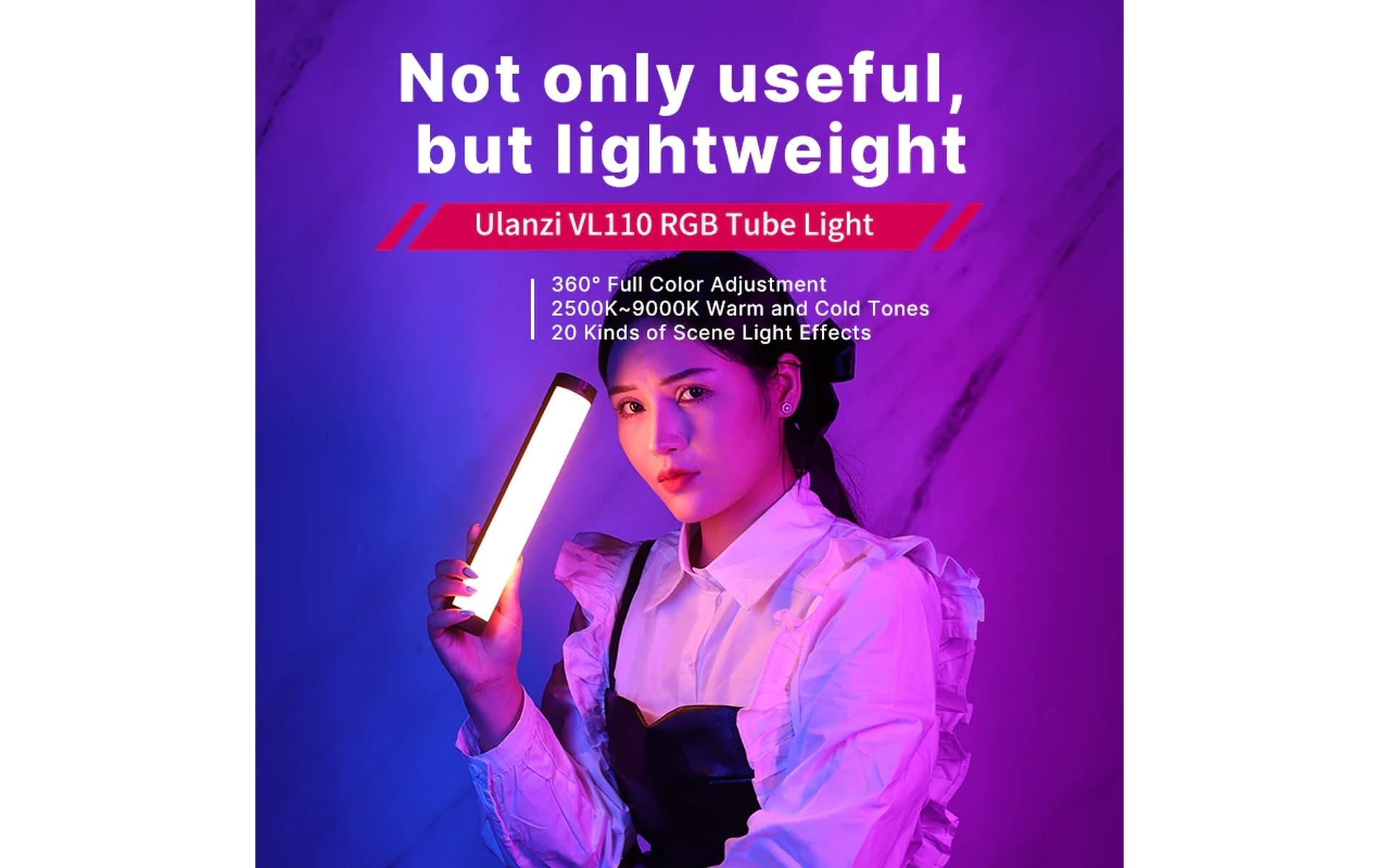 Videoleuchte VL110Magnetisches RGB-Röhrenlicht für Spezialeffekte