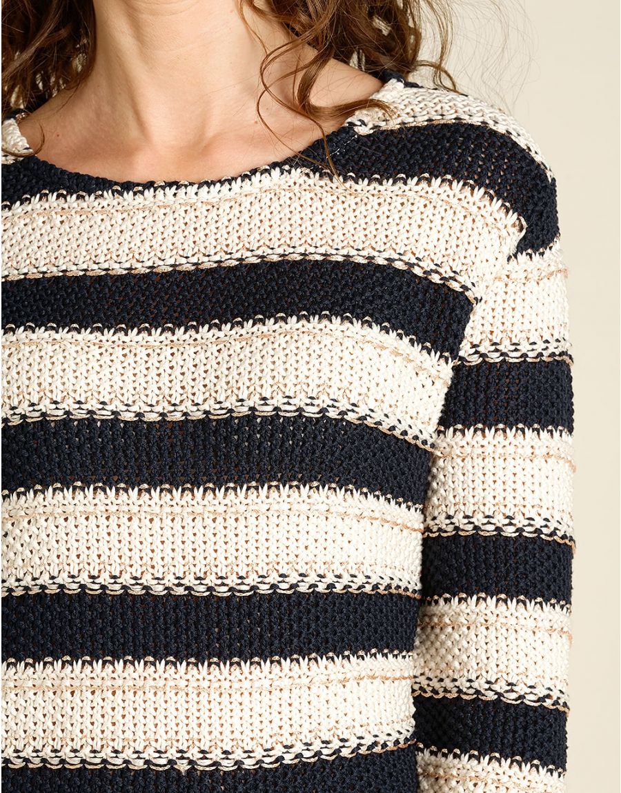 Pull esprit marinière