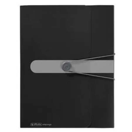 Herlitz Sammelbox A4, PP, opak schwarz, Füllhöhe 4cm