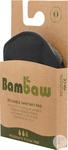 Bambaw Serviettes Hygiéniques Lavables Flux Moyen 1 Pièce