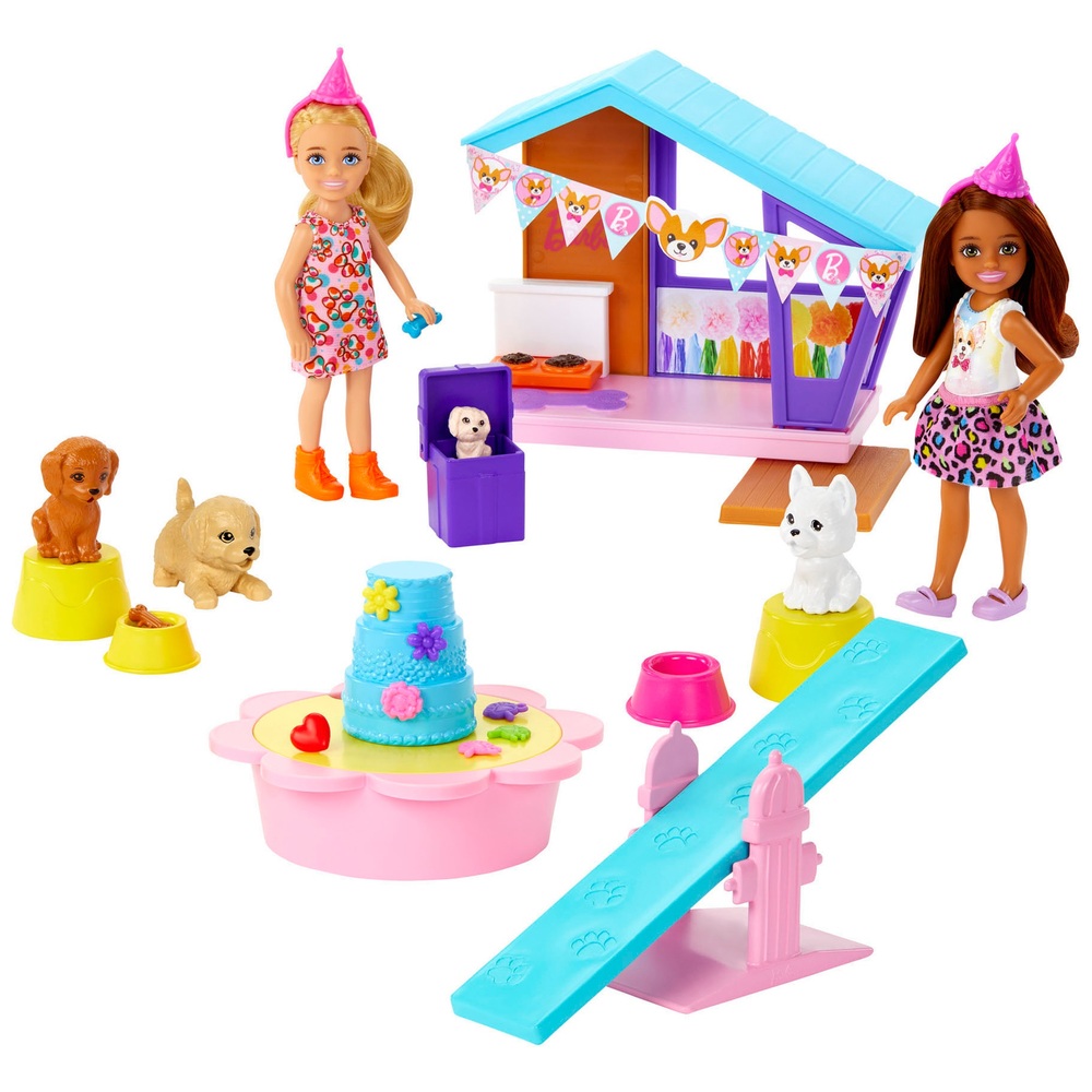 Barbie Chelsea Welpenparty-Spielset