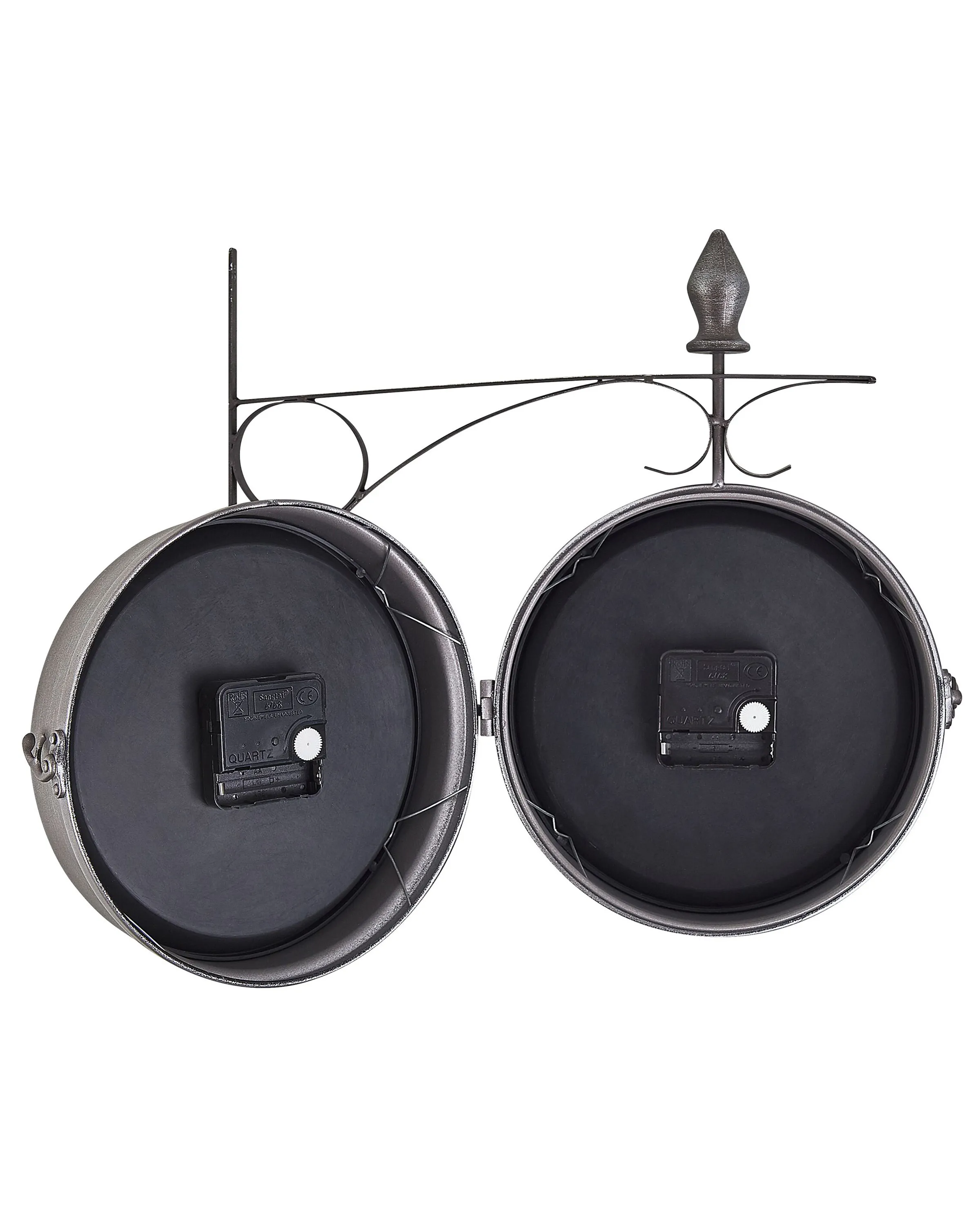 Wandklok ROMONT 34 cm Metaal Zilver