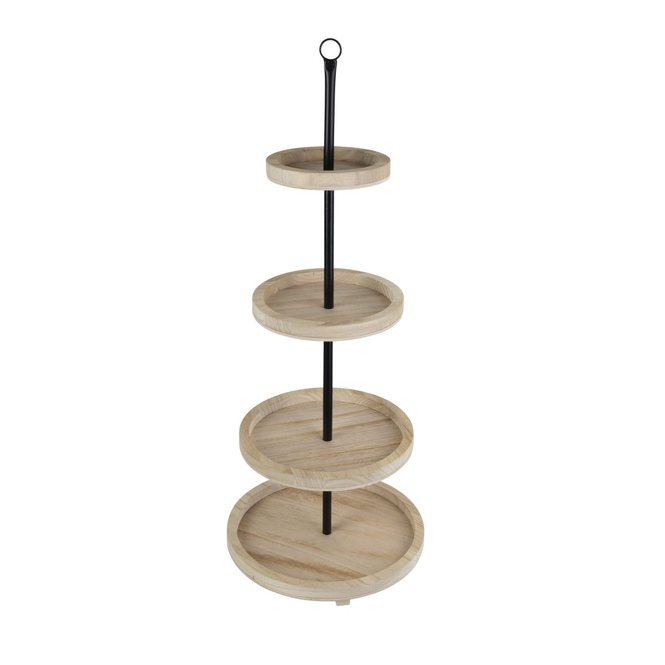 Etagere mit 4 Lagen - ca. 17 / 22 / 27 / 32 x 80 cm