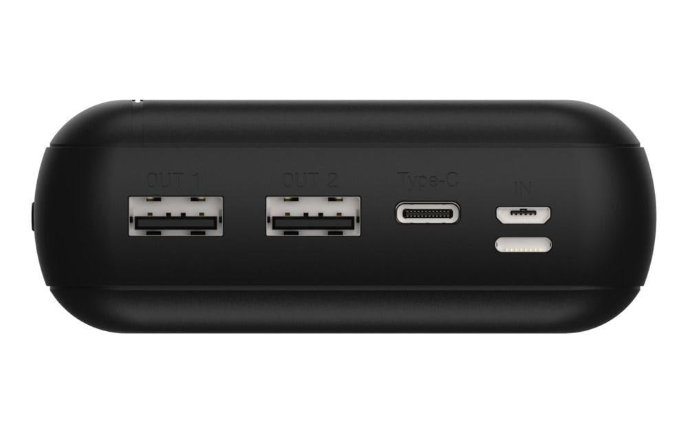 Powerbank PB212, 30000 mAhExterner Zusatzakku mit zwei USB-Ladebuchsen