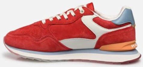 HOFF City full leather suède sneakers rood