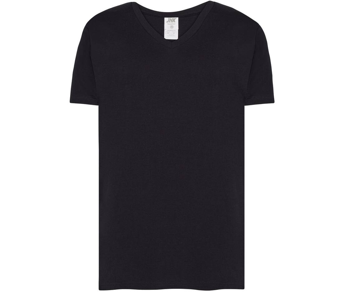 JHK JK401 - T-shirt Col V Confort Doux et Résistant