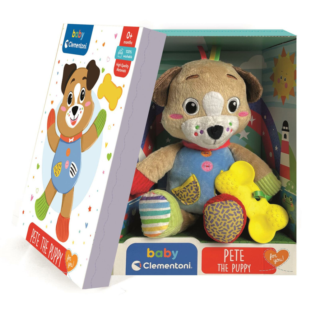 Clementoni Pluche Knuffel Peter The Puppy