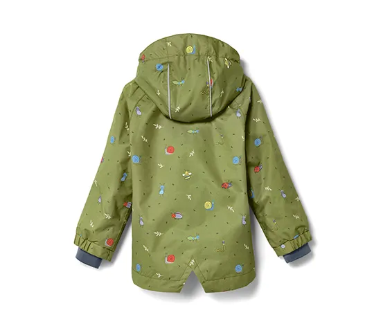 Kleinkinder-Regenjacke, grün
