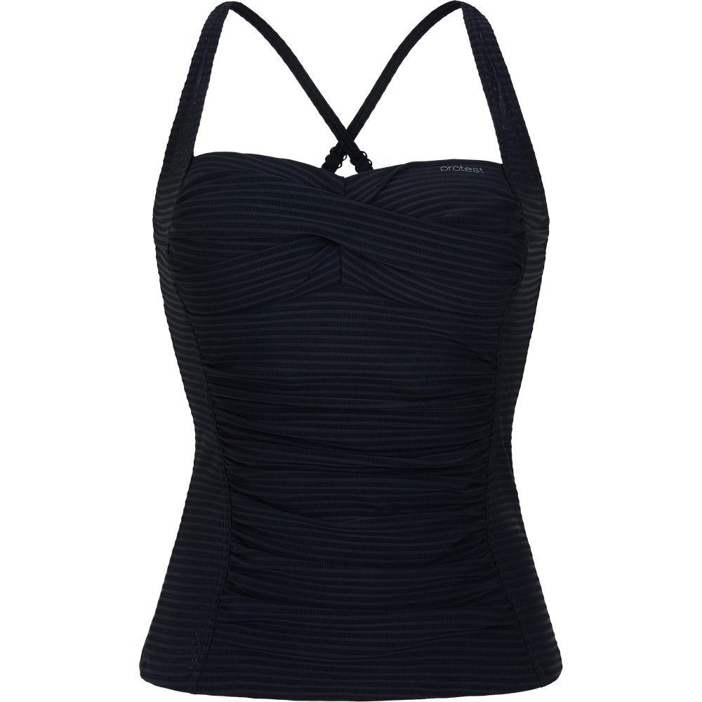 Protest Mixcamo Tankini Top Damen true black