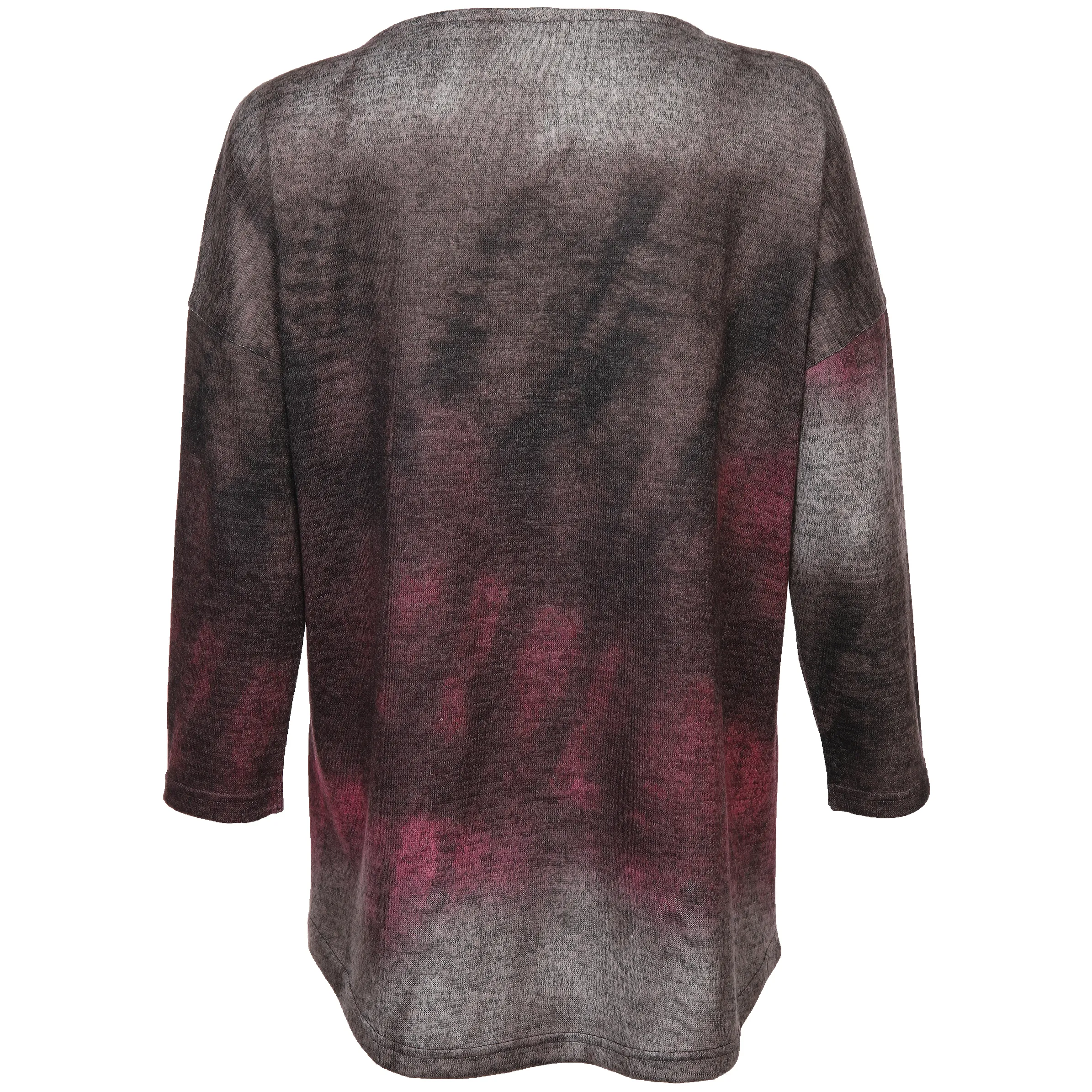 Damen Flauschshirt mit Ziernieten