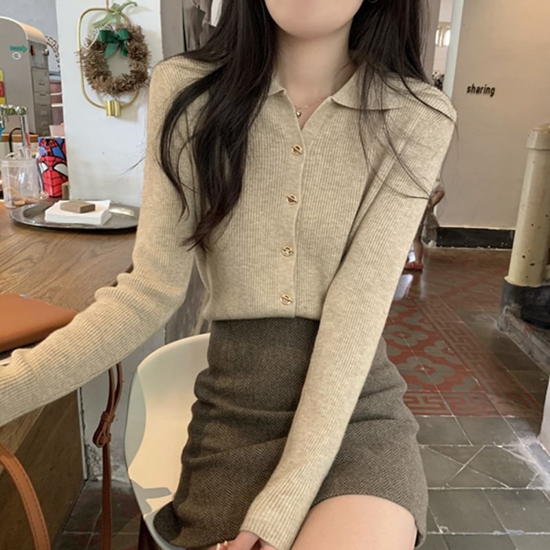 lilygirl - V-hals effen vest
