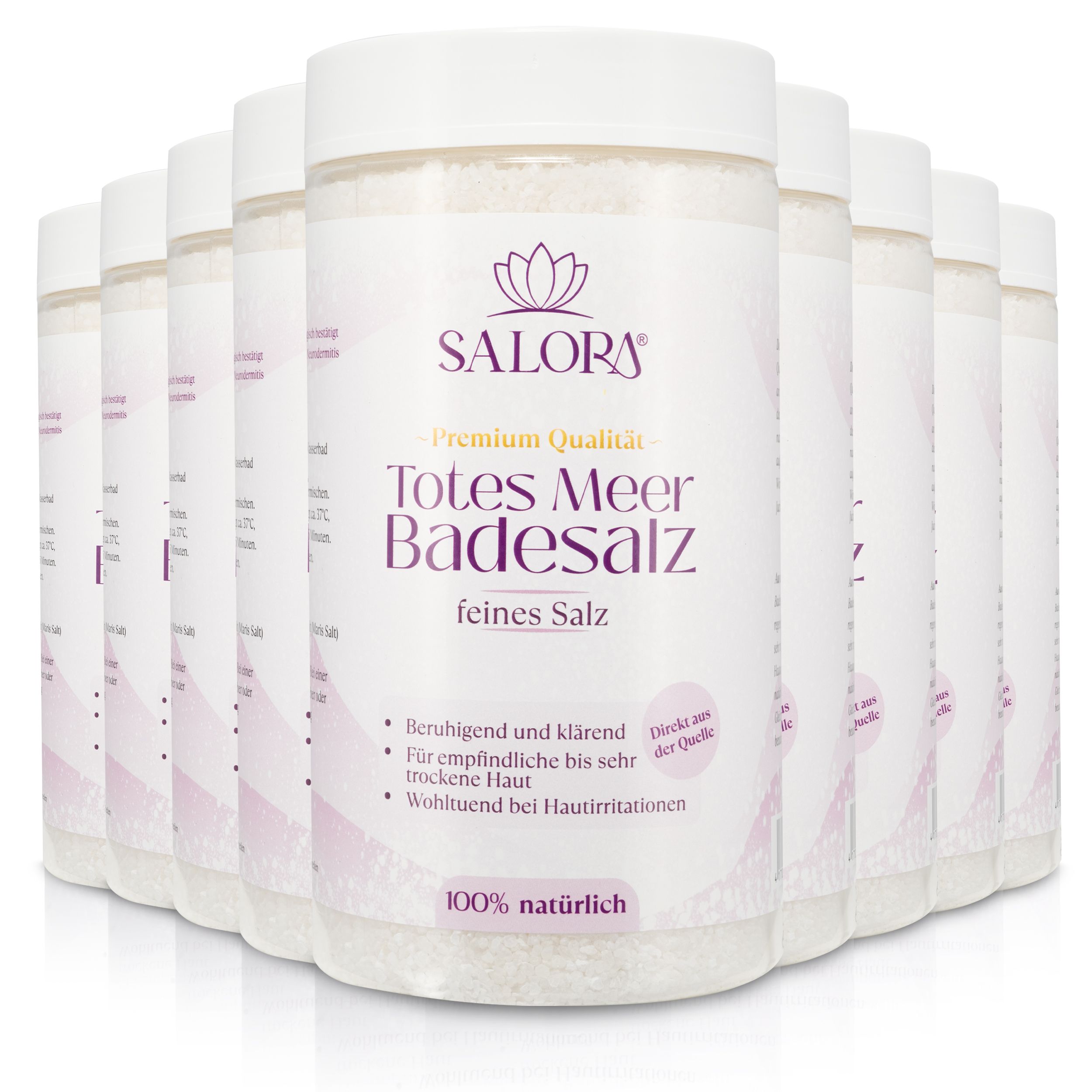 Salora ® Premium reines Totes Meer Badesalz