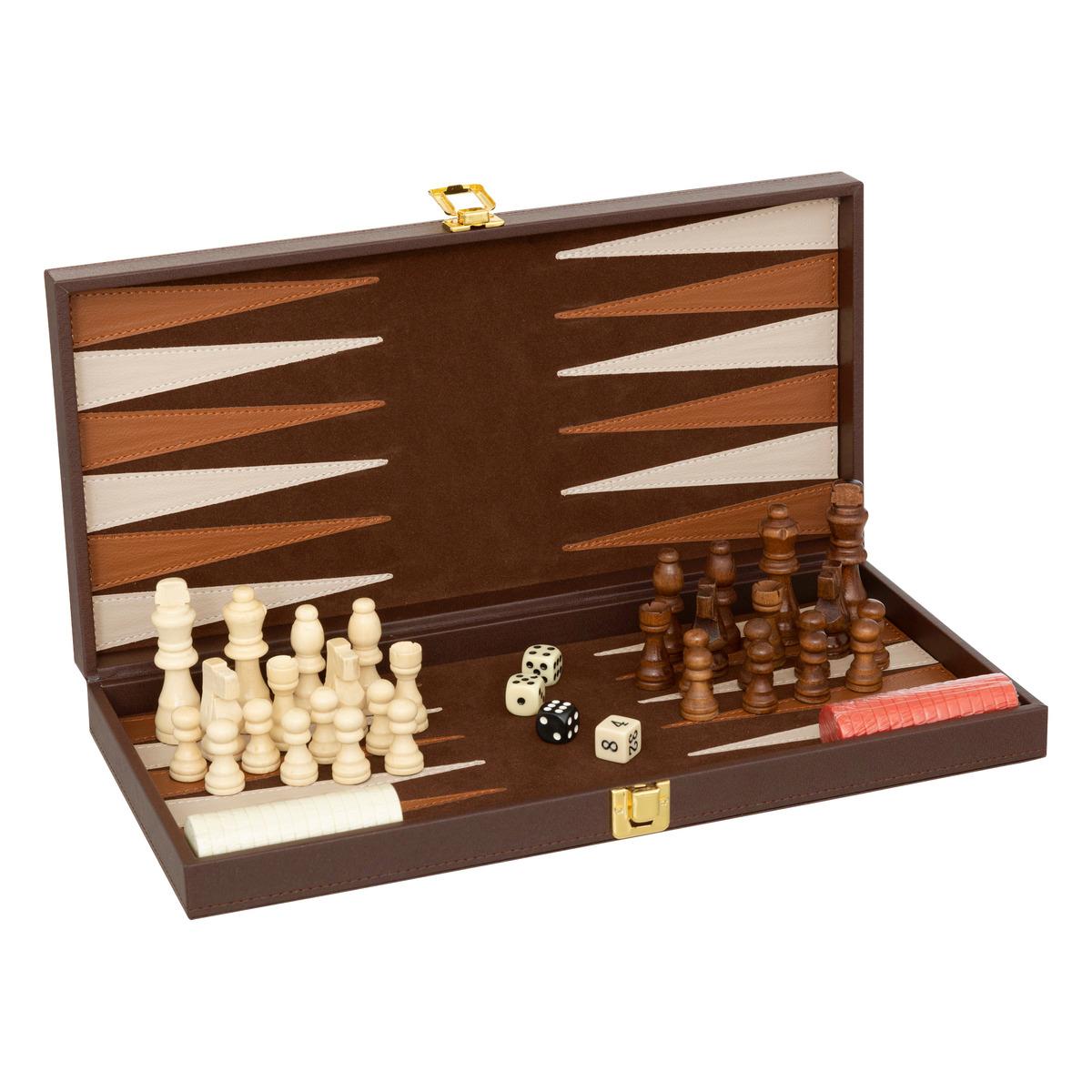JEU DE BACKGAMMON ECHEC JULE