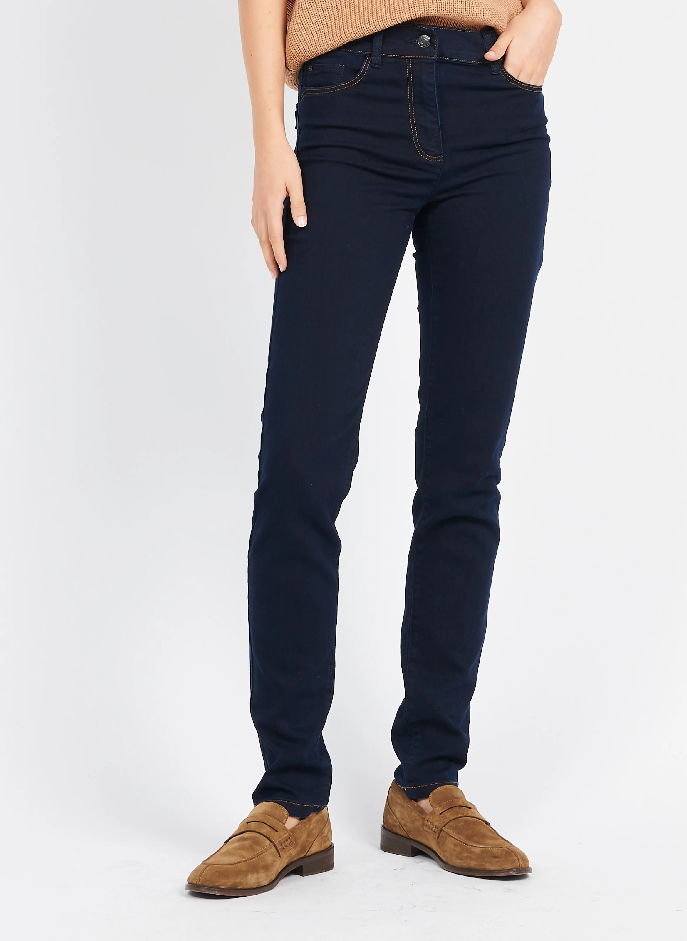 LONDONB - Jean slim taille haute | Bleu