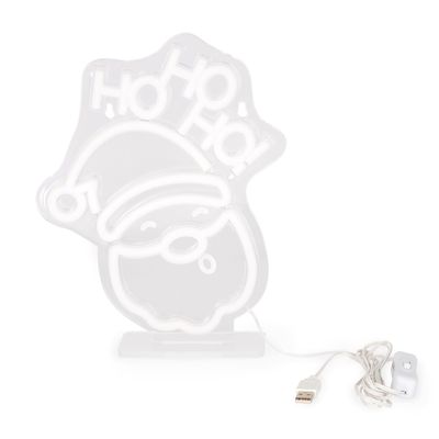 Enseigne lumineuse led à effet néon santa claus