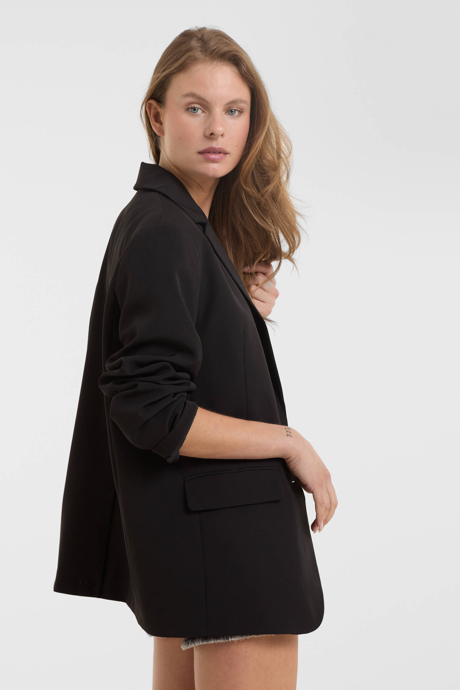 anytime oversized blazer zwart