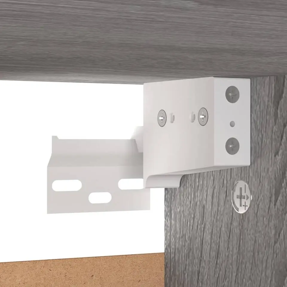 vidaXL - Schoenenrek - Grijs - Bewerkt hout - 60 x 35 x 70 cm