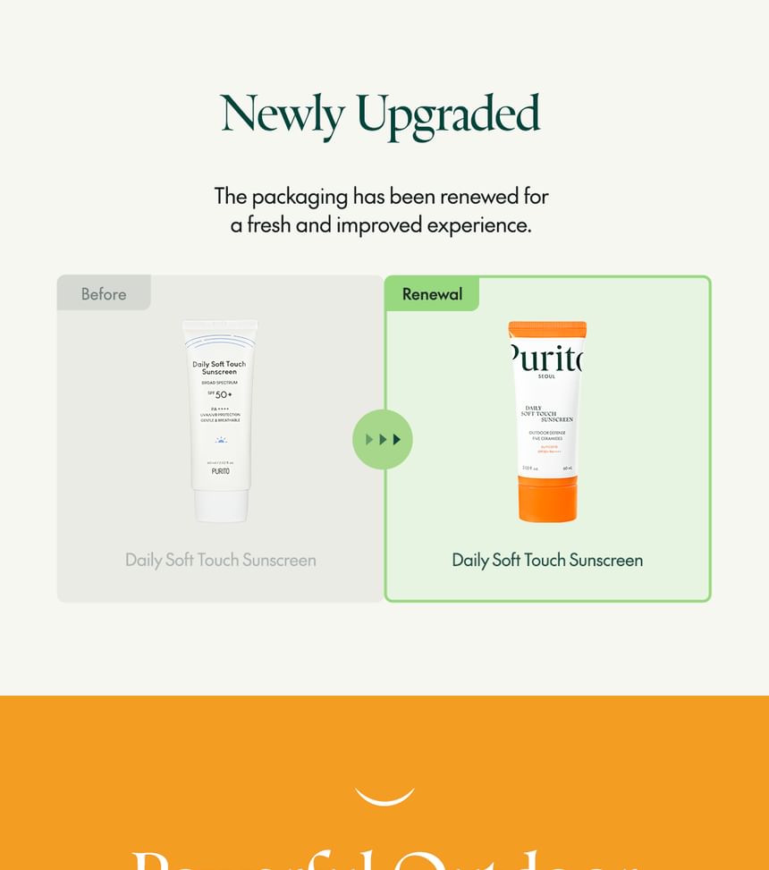 Purito SEOUL - Daily Soft Touch Sunscreen 2024-versie