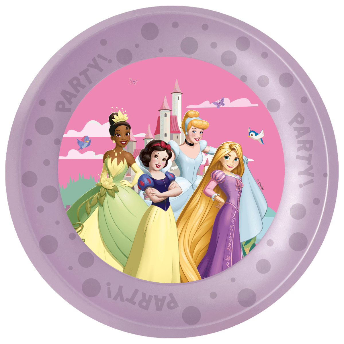 Disney Prinsessen Borden 21cm 4st