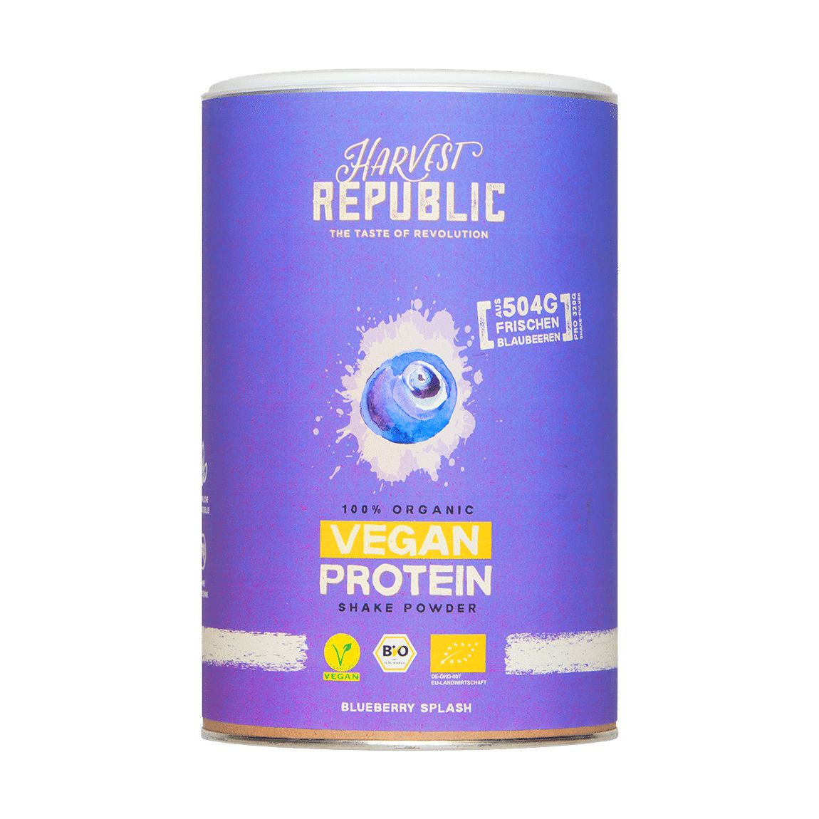 Harvest Republic Bio Almond Protein, Blaubeere