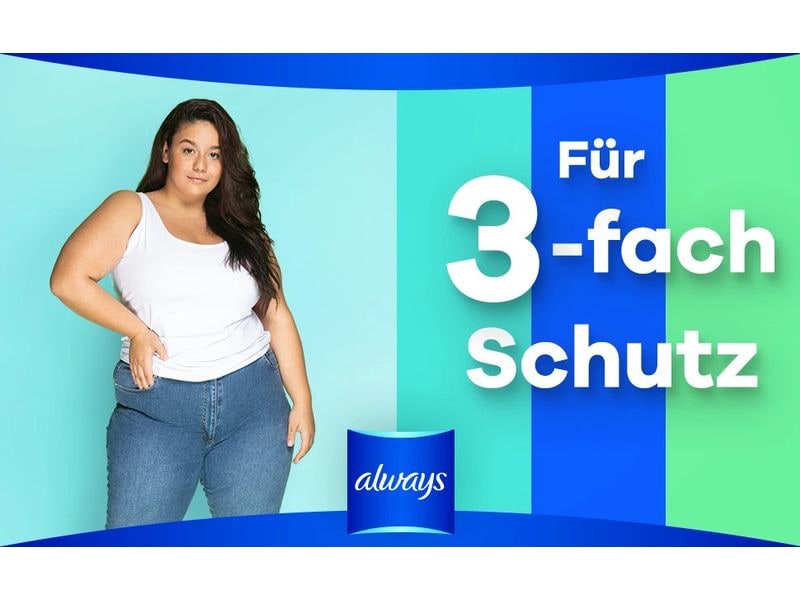 Always Binde Ultra Normal 136 Stück Hochwertige Binden mit saugfähigem Kern