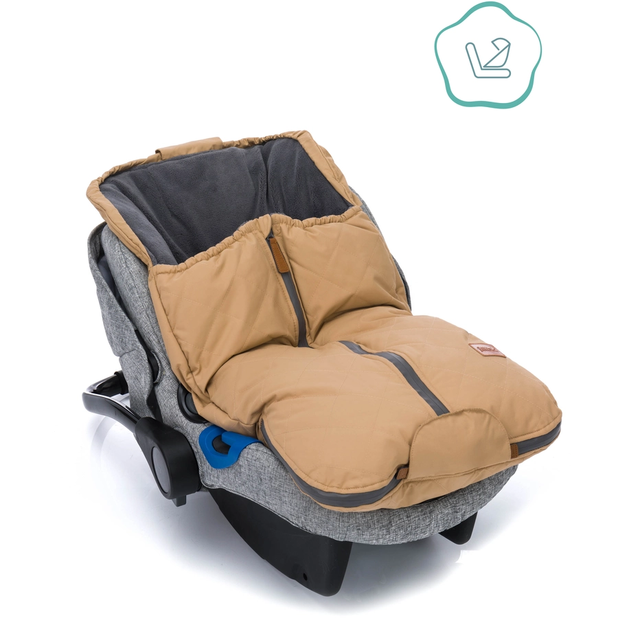 fillikid Winterfußsack Nevado für Babyschale Cappuccino