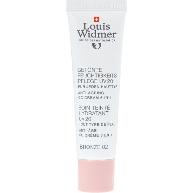 Louis Widmer Getinte Dagverzorging UV 20 Bronze 02 Zonder Parfum 30 ML
