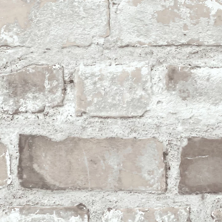 Papier peint imitation brique vinyle sur intissé Givry GoodHome beige rosé