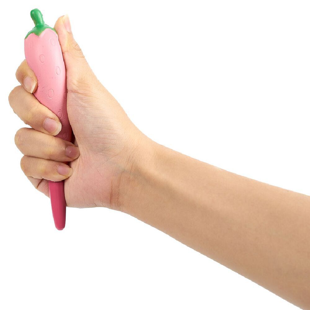 Stylo de décompression à rebond forme carotte ou aubergine