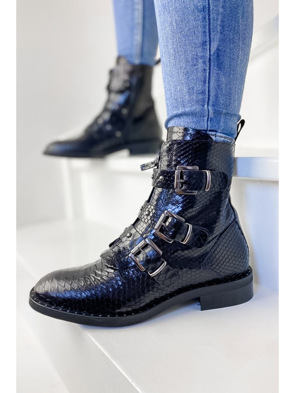 Bottines E907E5 Ment Nero - Semerdjian