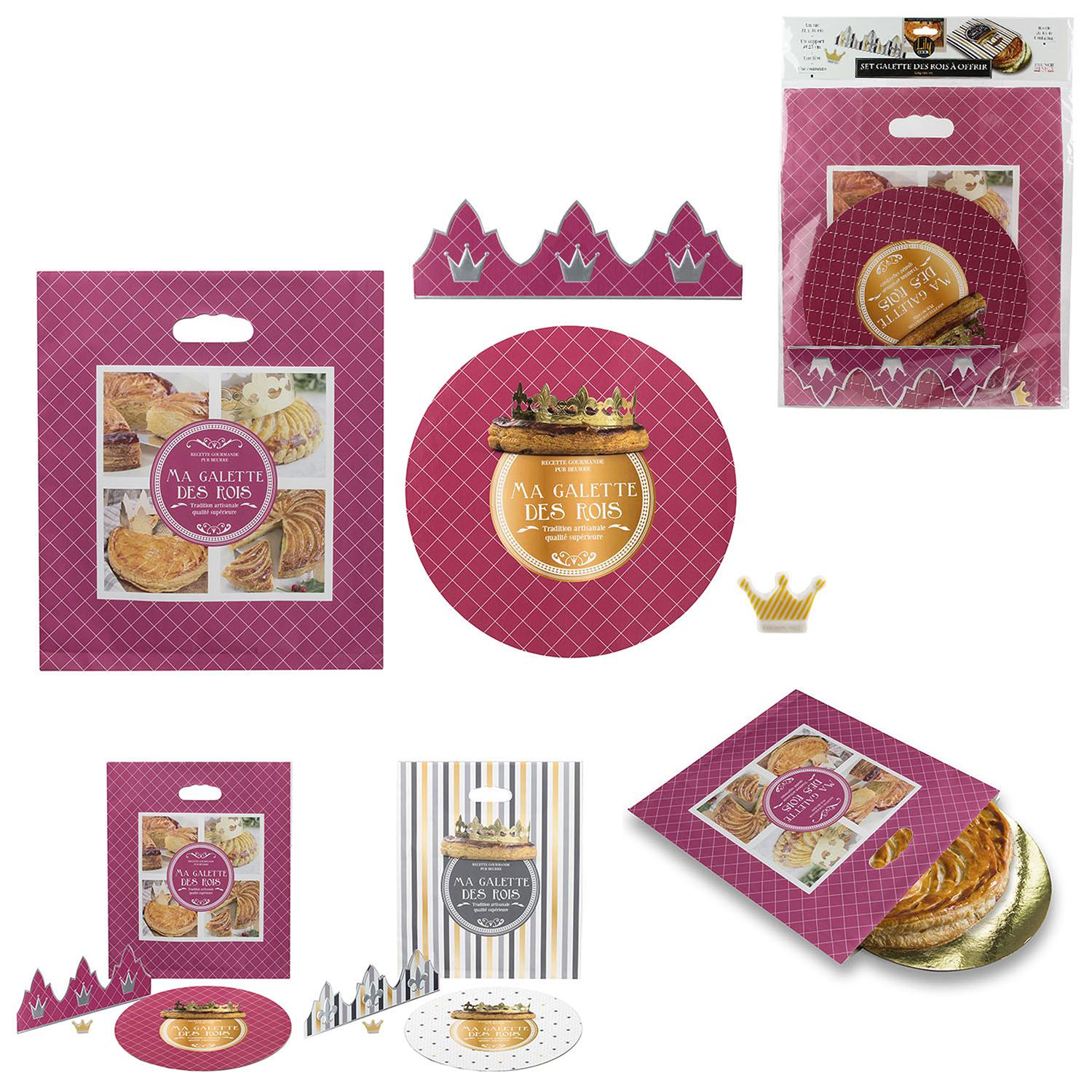 FEVE GALETTE ROIS COURONNE SUPPORT