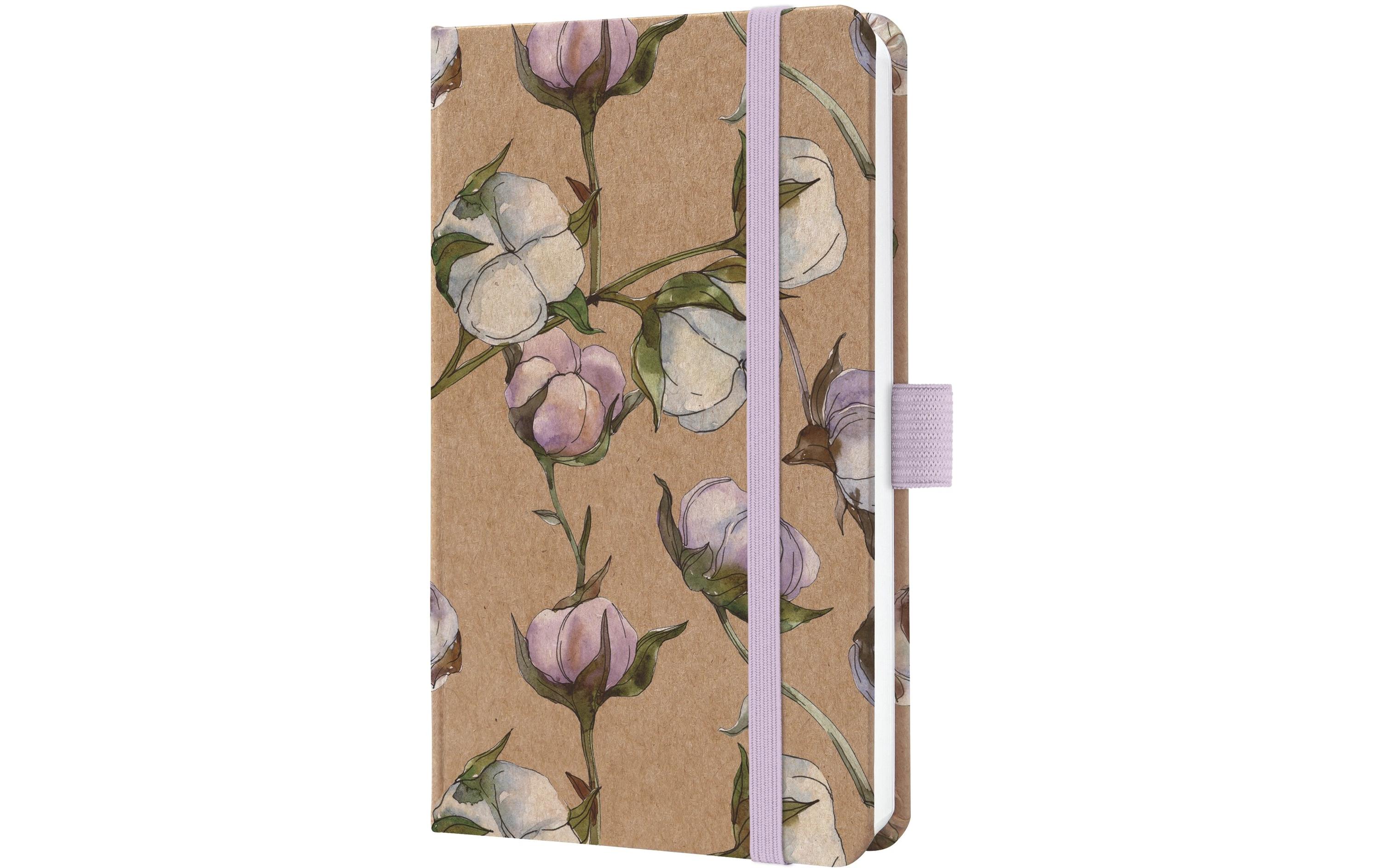 Wochenagenda Pure, Cotton Fields Blume, 2026, MehrfarbigWochenplaner mit zwei Seiten je Woche