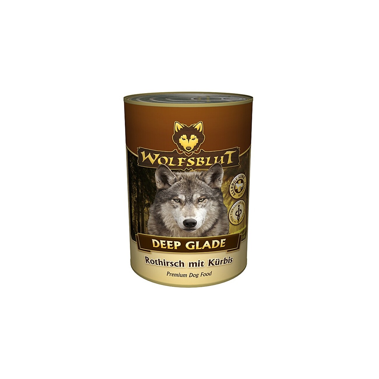 WOLFSBLUT Adult Deep Glade - Rothirsch mit Kürbis - 6x395g